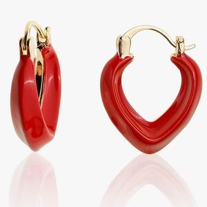 NEW Stainless Steel Thick Chunky Huggie Hoop Earrings